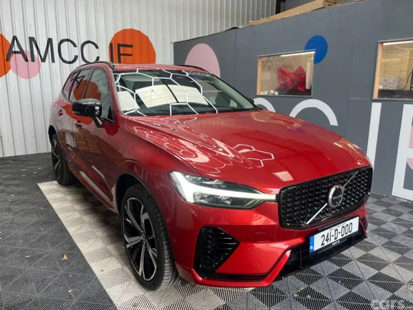 Volvo XC60 SUV, Petrol Plug-in Hybrid, 2024, Red