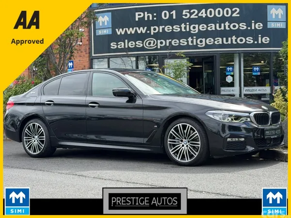 BMW 5-Series Saloon, Petrol Plug-in Hybrid, 2017, Black