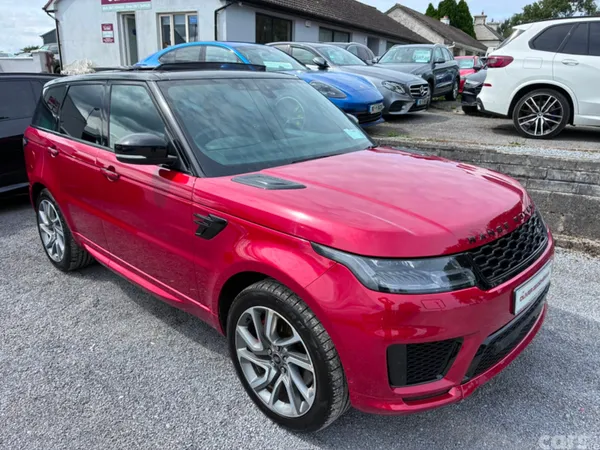 Land Rover Range Rover Sport SUV, Petrol Plug-in Hybrid, 2021, Red
