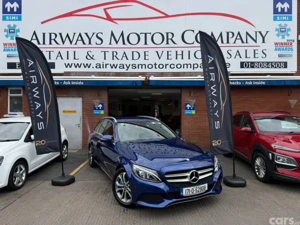 Mercedes-Benz C-Class Estate, Petrol Plug-in Hybrid, 2017, Blue