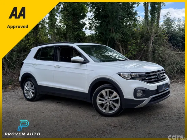 Volkswagen T-Cross Hatchback, Petrol, 2019, White