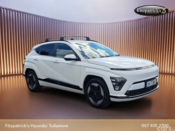 Hyundai KONA SUV, Electric, 2024, White