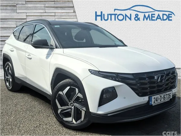 Hyundai Tucson SUV, Petrol Hybrid, 2024, White