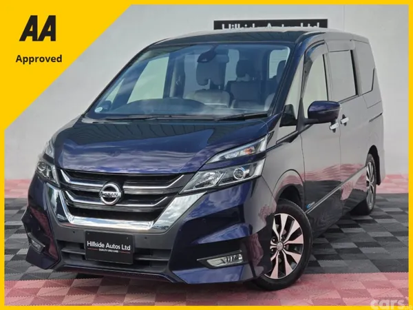 Nissan Serena MPV, Petrol Hybrid, 2017, Blue