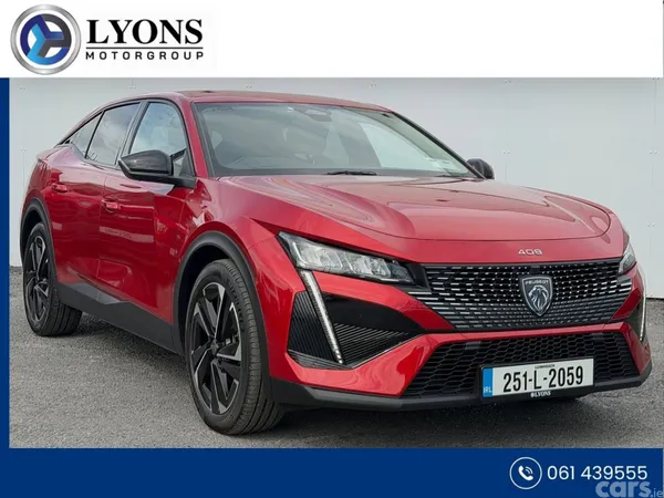 Peugeot 408 Hatchback, Petrol, 2025, Red