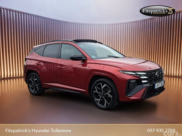 Hyundai Tucson SUV, Petrol Plug-in Hybrid, 2025, Red