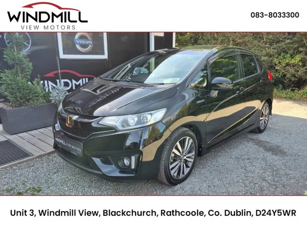 Honda Fit Hatchback, Petrol Hybrid, 2016, Black