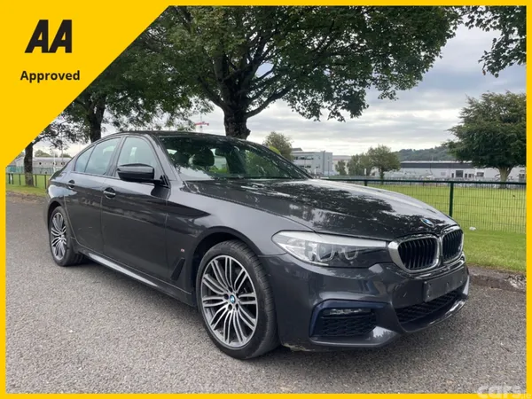 BMW 5-Series Saloon, Petrol Plug-in Hybrid, 2019, Grey