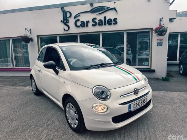 Fiat 500 Hatchback, Petrol, 2016, White