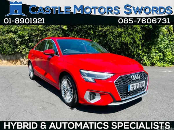 Audi A3 Saloon, Petrol, 2022, Red
