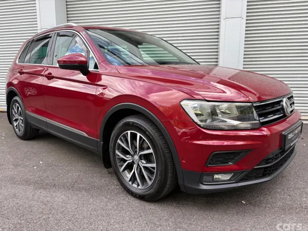 Volkswagen Tiguan SUV, Diesel, 2018, Red