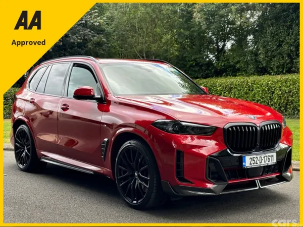 BMW X5 SUV, Petrol Plug-in Hybrid, 2025, Red