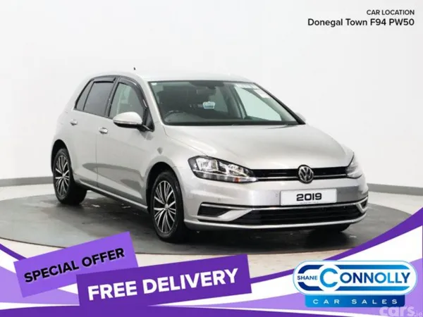 Volkswagen Golf Hatchback, Diesel, 2019, Silver