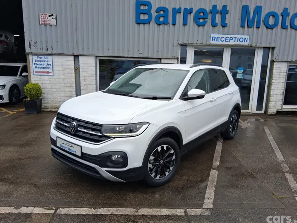 Volkswagen T-Cross Hatchback, Petrol, 2021, White