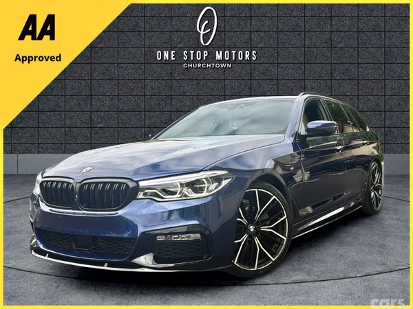 BMW 5-Series Estate, Diesel, 2017, Blue