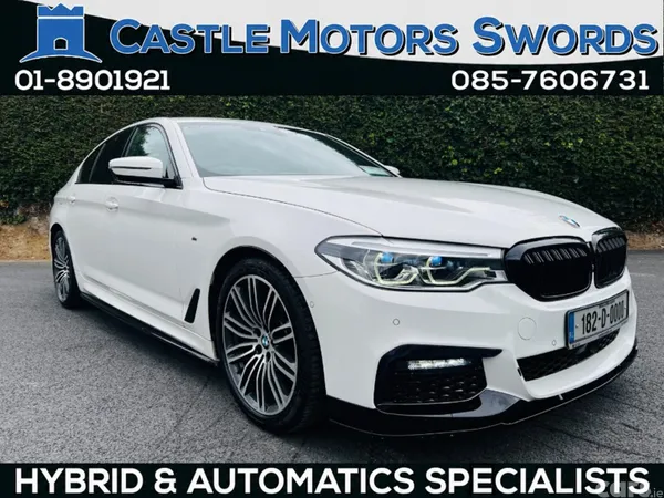 BMW 5-Series Saloon, Diesel, 2018, White