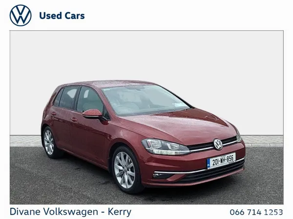 Volkswagen Golf Hatchback, Diesel, 2020, Red
