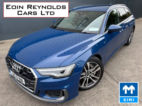 Audi A6 Estate, Petrol Plug-in Hybrid, 2024, Blue