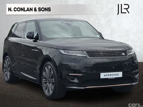 Land Rover Range Rover Sport SUV, Petrol Plug-in Hybrid, 2024, Black