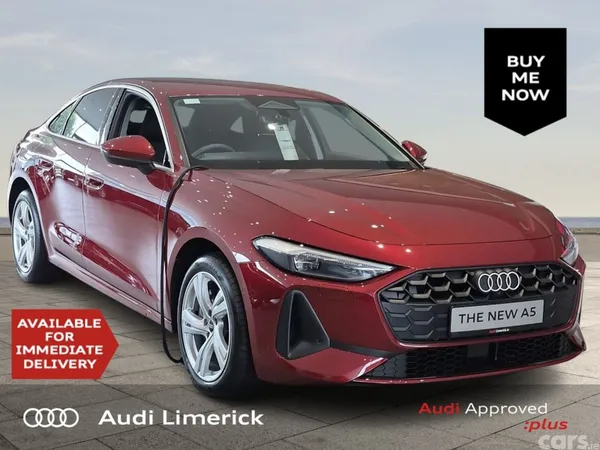Audi A5 Saloon, Diesel, 2026, Red