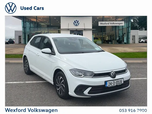 Volkswagen Polo Hatchback, Petrol, 2024, White