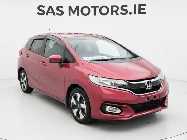 Honda Fit Hatchback, Petrol Hybrid, 2018, Red