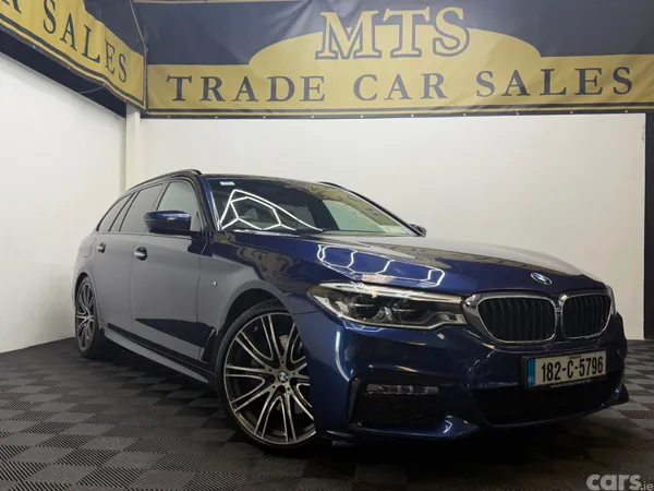 BMW 5-Series Estate, Diesel, 2018, Blue