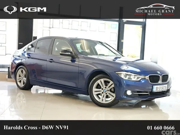 BMW 3-Series Saloon, Petrol, 2018, Blue