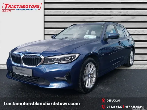 BMW 3-Series Estate, Petrol Plug-in Hybrid, 2022, Blue