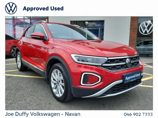 Volkswagen T-Roc SUV, Petrol, 2023, Red