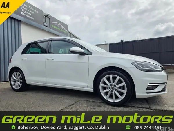 Volkswagen Golf Hatchback, Petrol, 2018, White