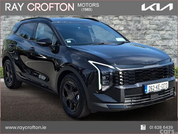 Kia Sportage SUV, Diesel Hybrid, 2026, Black