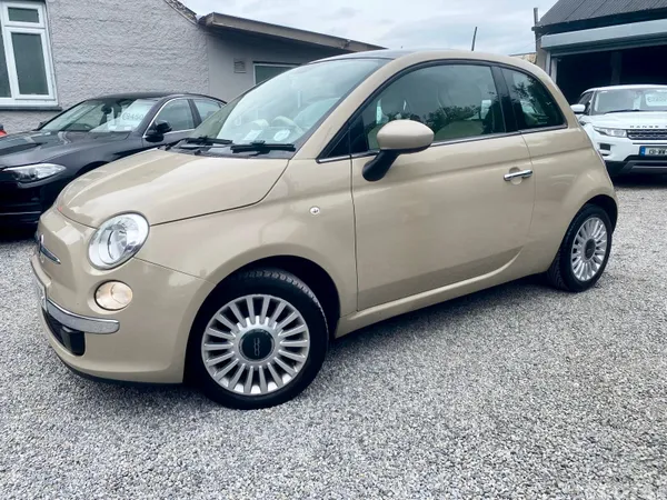 Fiat 500 Hatchback, Petrol, 2013, Beige
