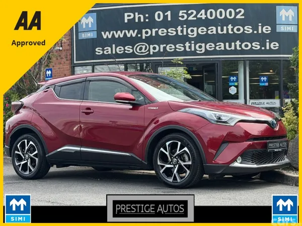 Toyota C-HR Hatchback, Petrol Hybrid, 2017, Red