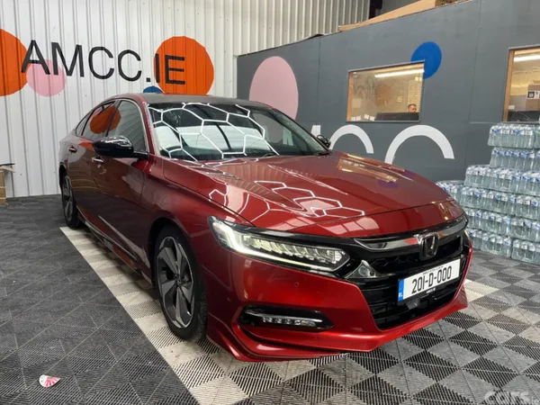 Honda Accord Saloon, Petrol Hybrid, 2020, Red