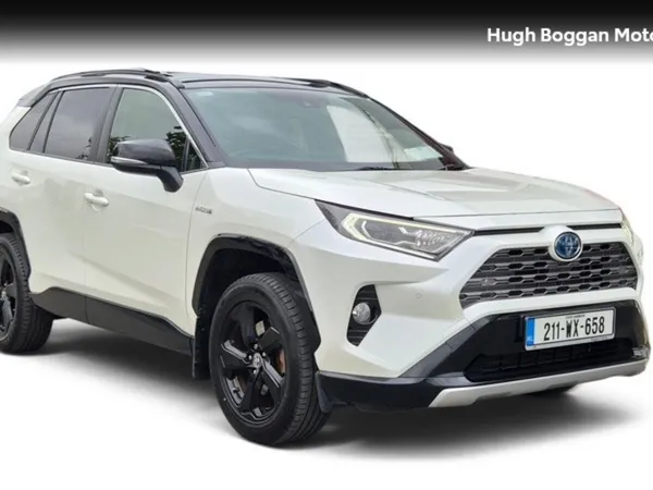 Toyota RAV4 SUV, Petrol Hybrid, 2021, White