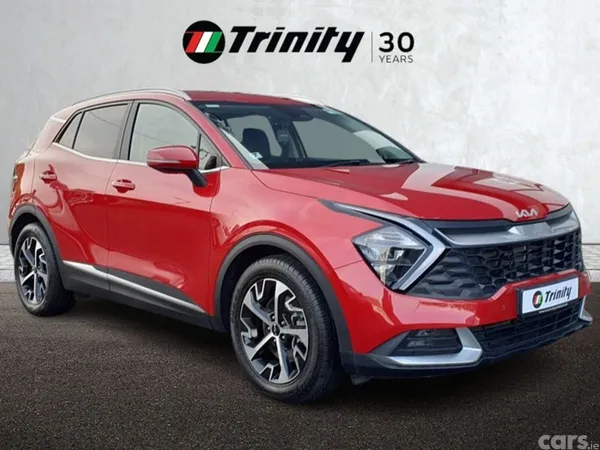 Kia Sportage SUV, Diesel Hybrid, 2024, Red