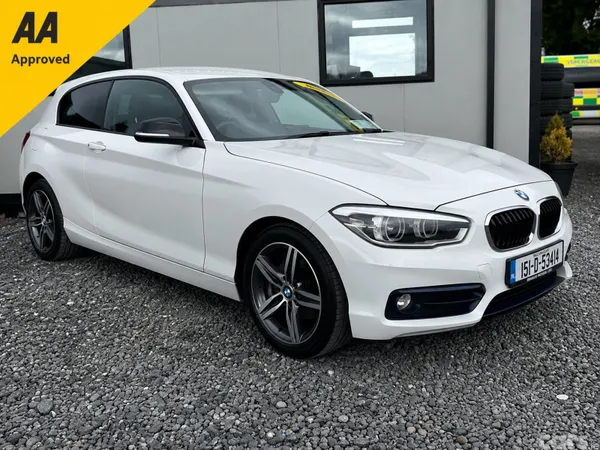 BMW 1-Series Hatchback, Diesel, 2015, White