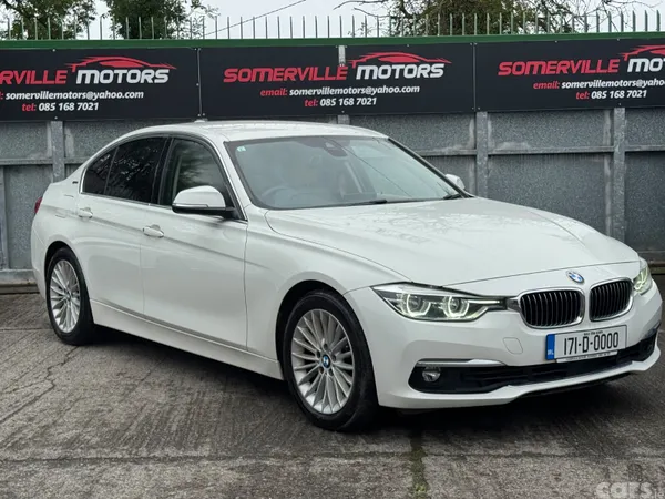 BMW 3-Series Saloon, Petrol Plug-in Hybrid, 2017, White
