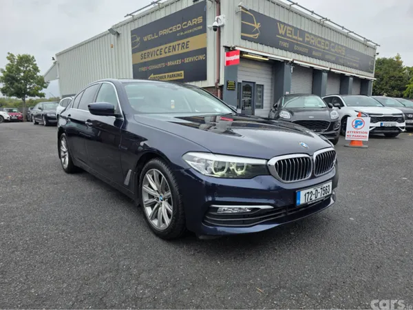 BMW 5-Series Saloon, Diesel, 2017, Blue