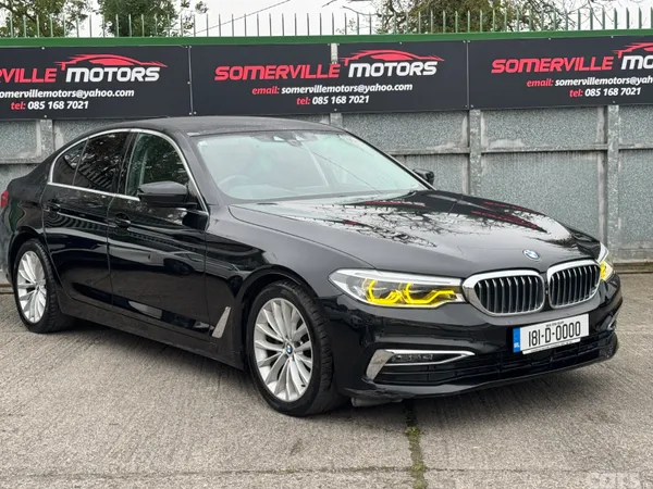 BMW 5-Series Saloon, Diesel, 2018, Black