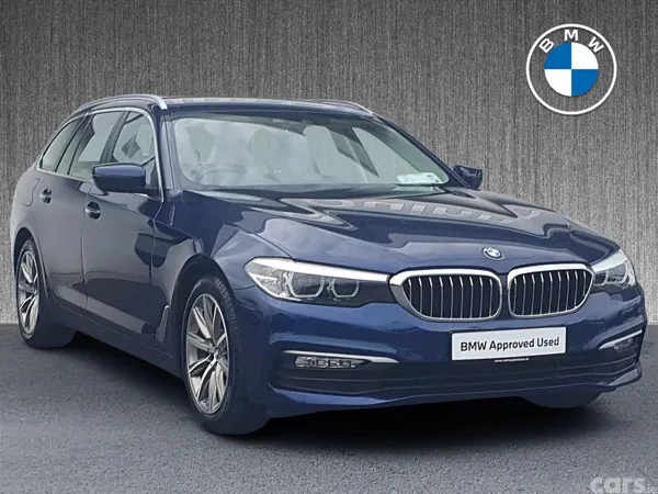 BMW 5-Series Estate, Diesel, 2018, Blue