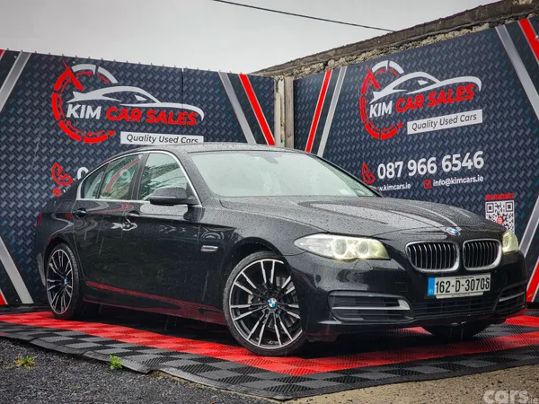 BMW 5-Series Saloon, Diesel, 2016, Black
