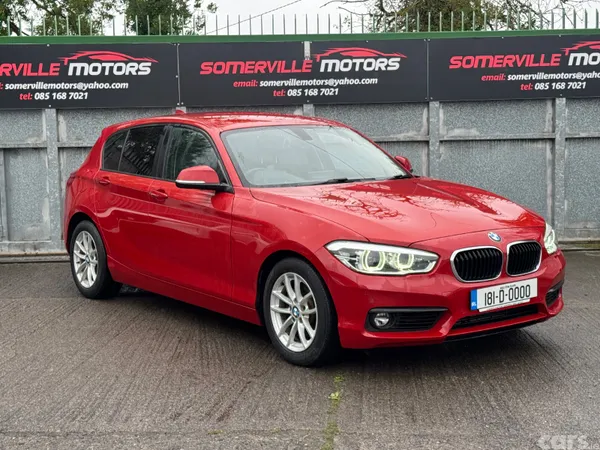 BMW 1-Series Hatchback, Petrol, 2018, Red