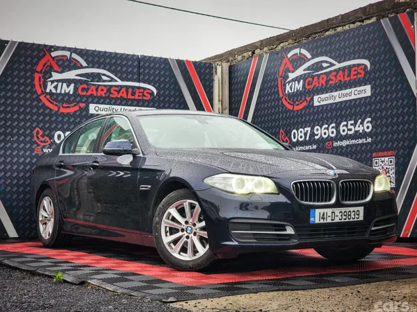 BMW 5-Series Saloon, Diesel, 2014, Blue