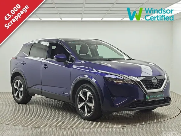 Nissan Qashqai MPV, Petrol Hybrid, 2023, Blue