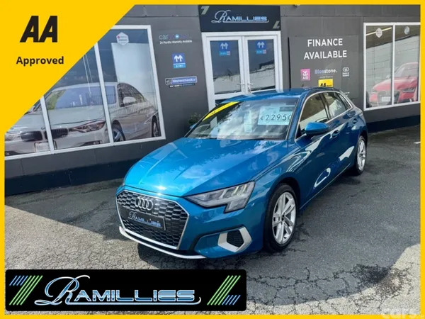 Audi A3 Hatchback, Petrol Plug-in Hybrid, 2022, Blue