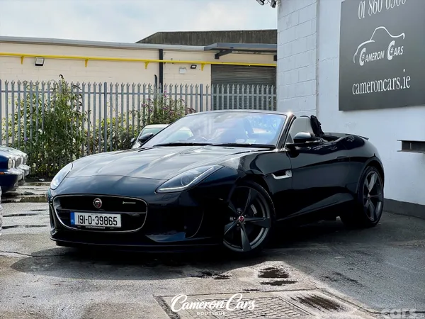 Jaguar F-Type Convertible, Petrol, 2019, Black