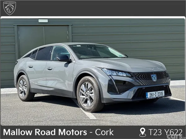 Peugeot 408 Hatchback, Petrol Hybrid, 2026, Grey