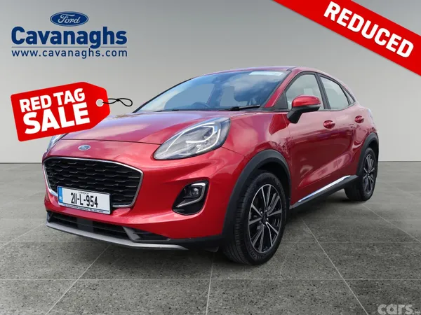 Ford Puma MPV, Petrol Hybrid, 2021, Red